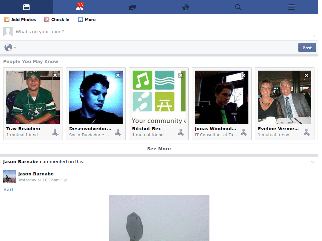 Mini Facebook