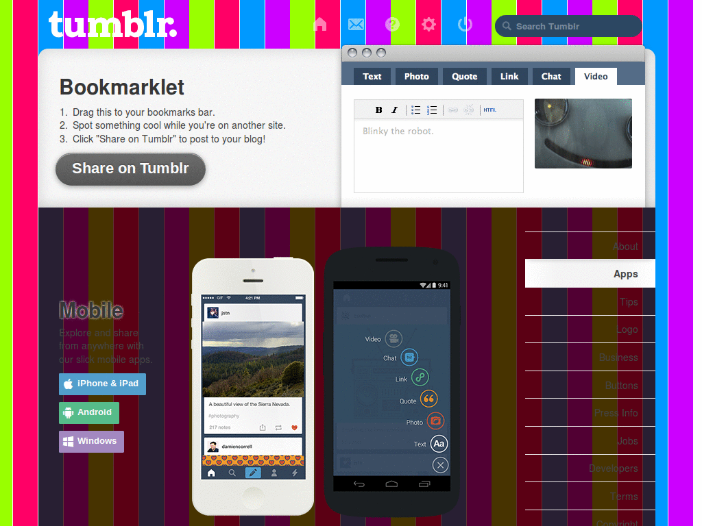 neon colors tumblr skins