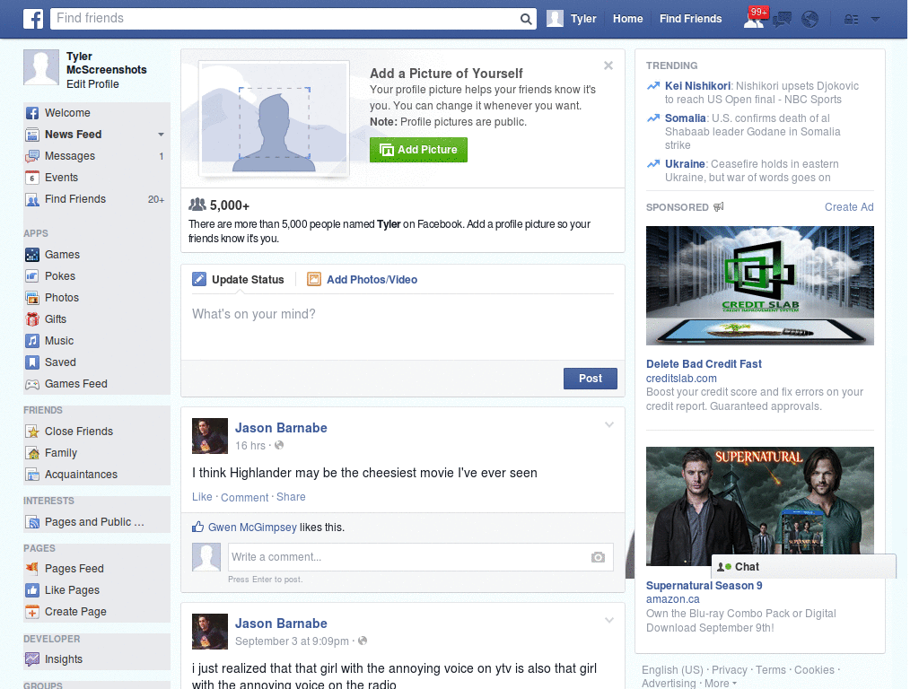 Facebook skin | Sergio Ramos ( by sergioramos )