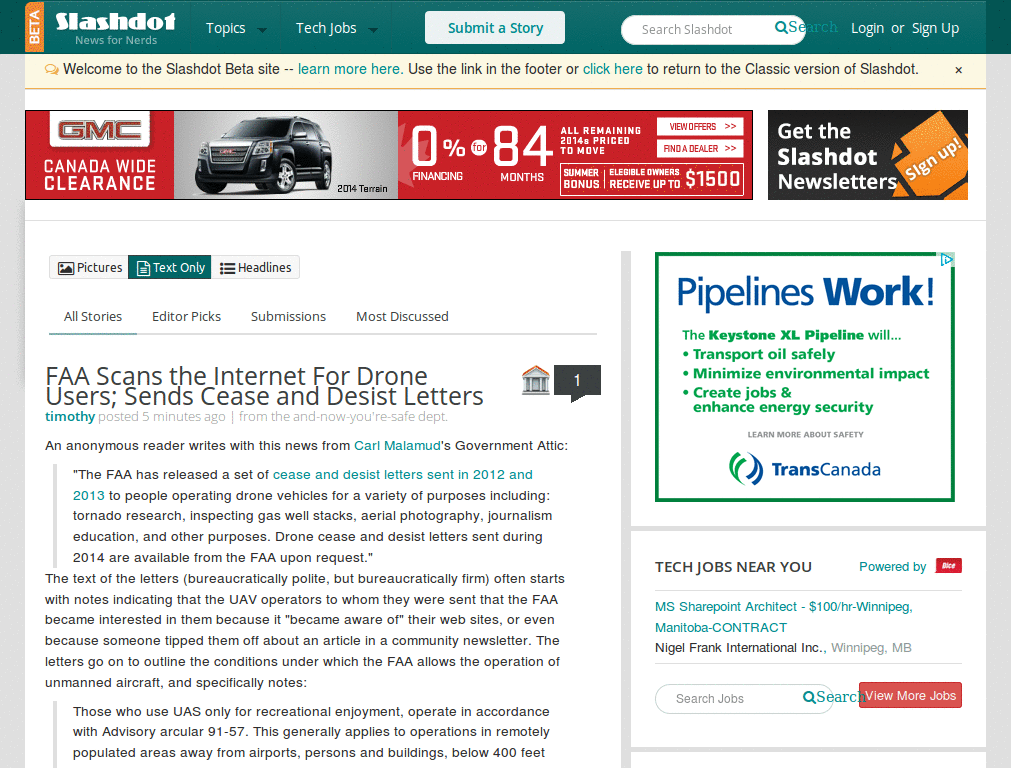 SlashDot - Cleaner