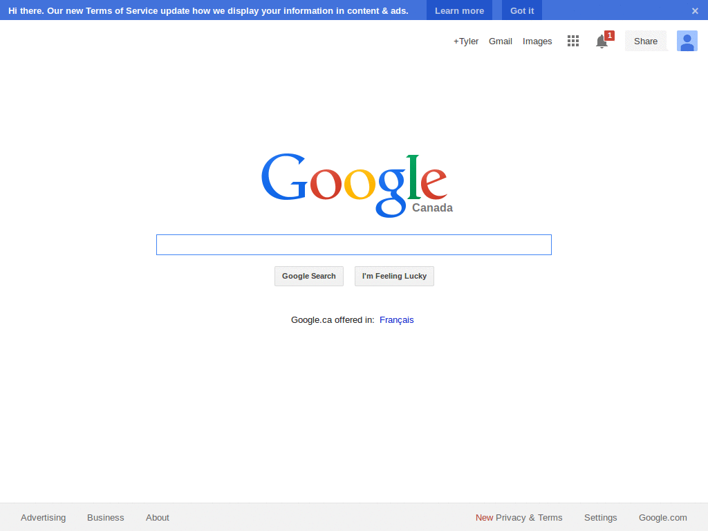 Google - Remove "Change Background Image" Link