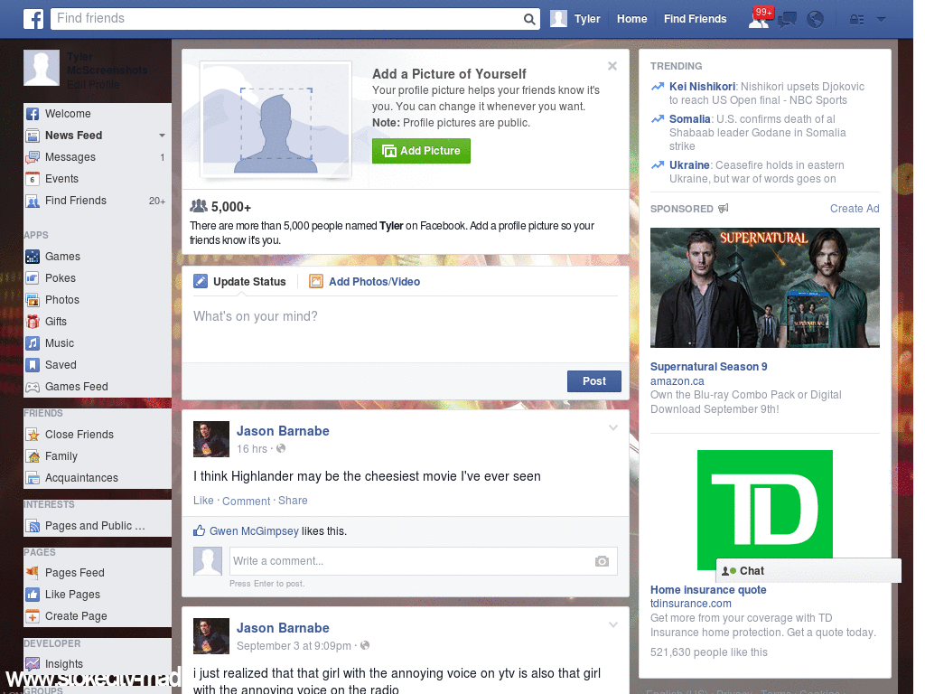 Excelent Facebook Skin (315)