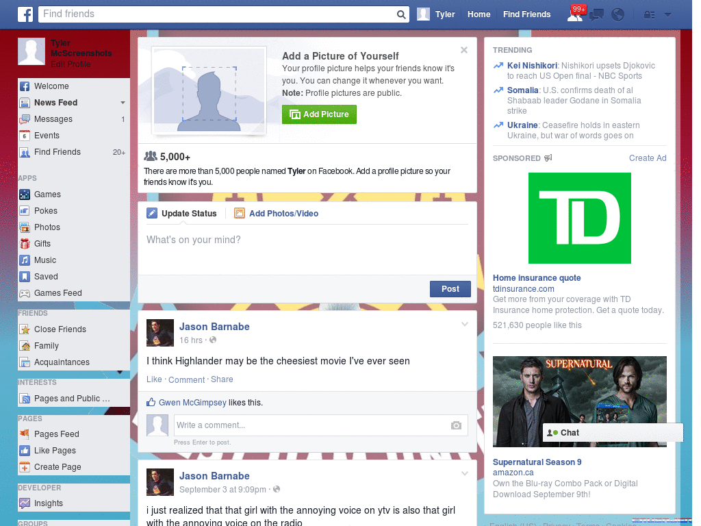 Free Facebook Skin (319)