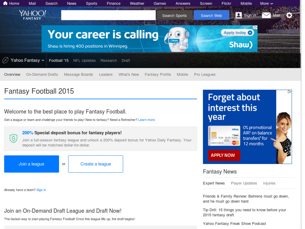 Yahoo Fantasy Football Spam Remover