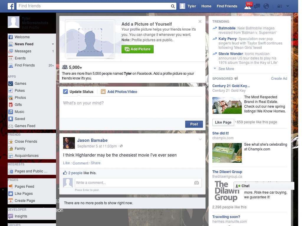 Wow Facebook Skin (343)