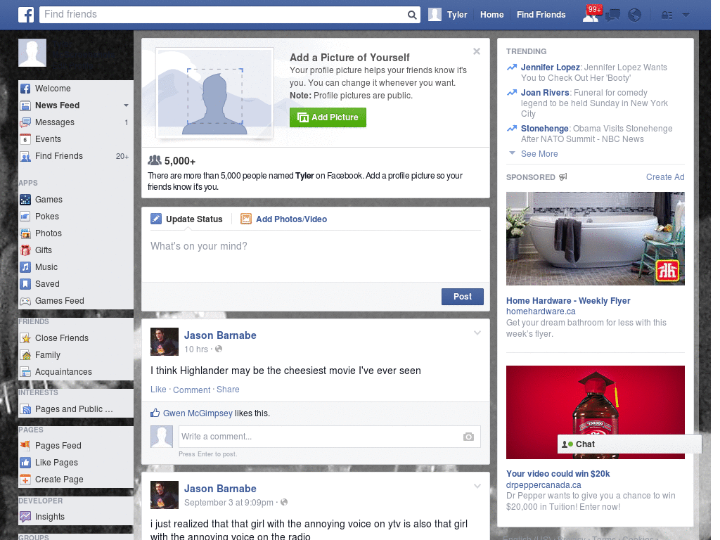 Nice Facebook Skin (348)