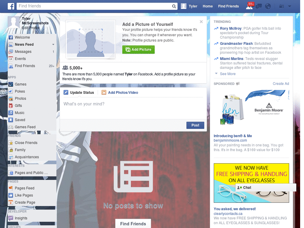 Free Facebook Skin (352)