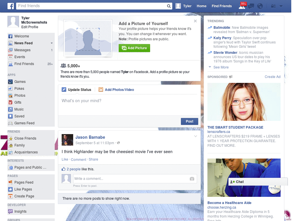 Excelent Facebook Skin (354)