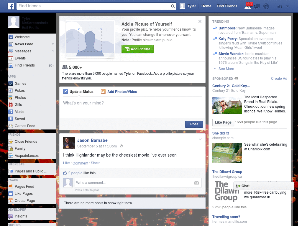 Simple Facebook Skin (359)