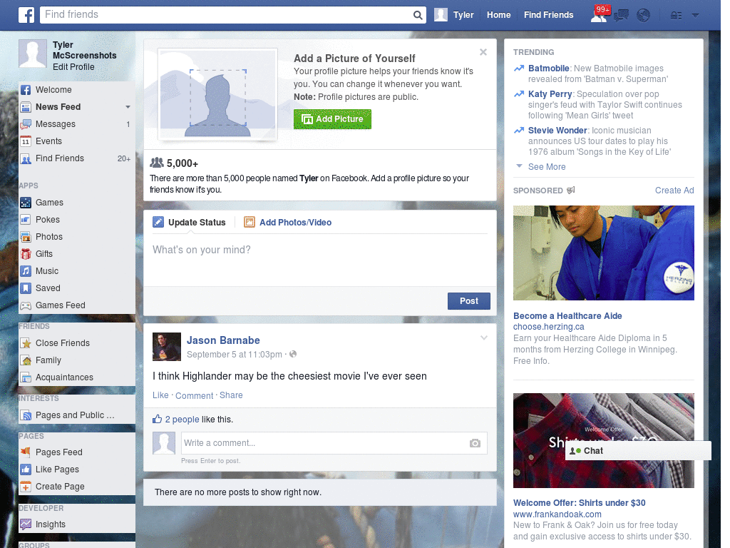 Wow Facebook Skin (365)