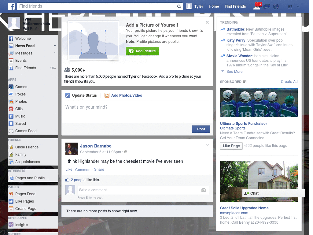 Simple Facebook Skin (367)