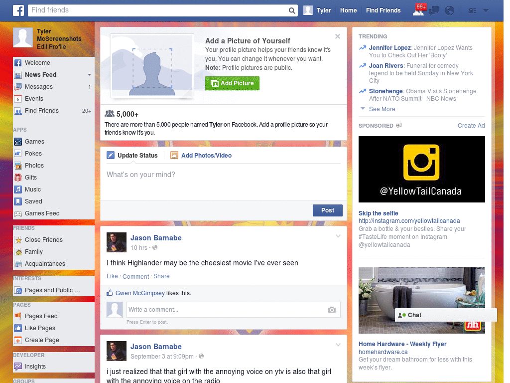 Enjoy Facebook Skin (382)