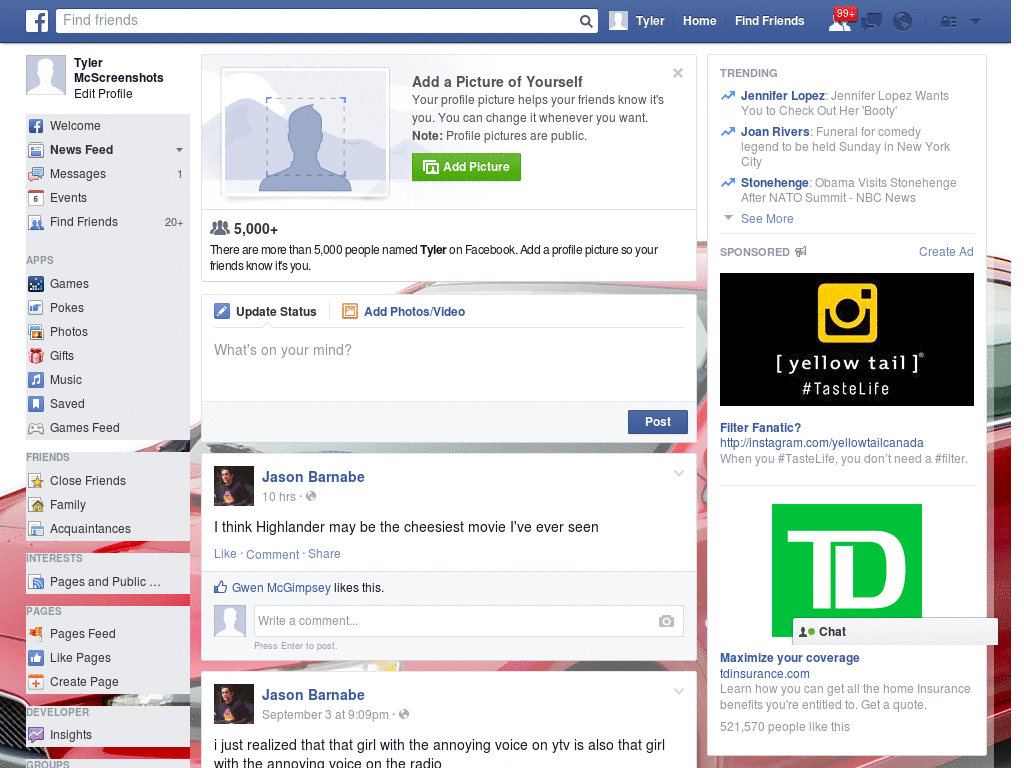 Nice Facebook Skin (384)