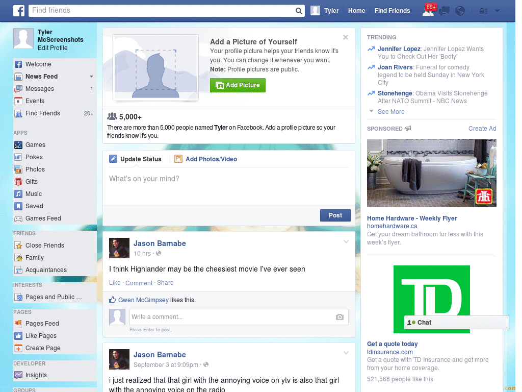 Extraordinary Facebook Skin (404)