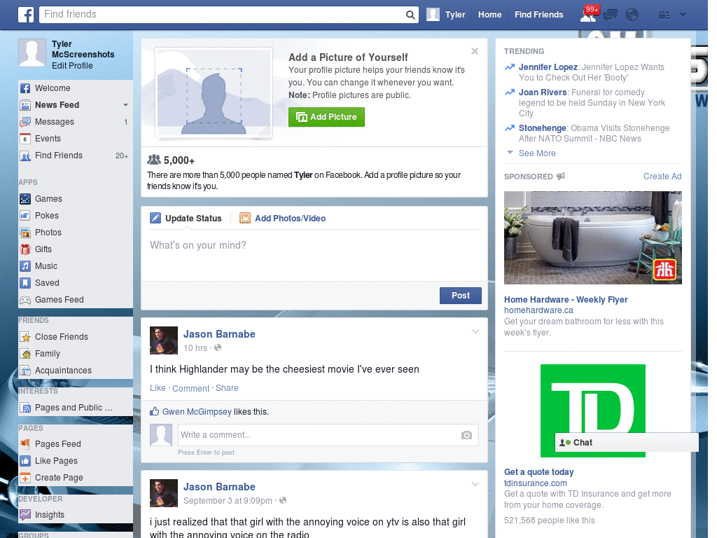 Excelent Facebook Skin (407)