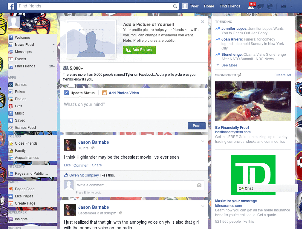 Wow Facebook Skin (417)
