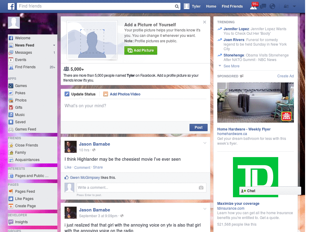 Transparant Facebook Skin (421)
