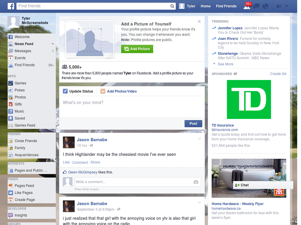 Owesome Facebook Skin (468)
