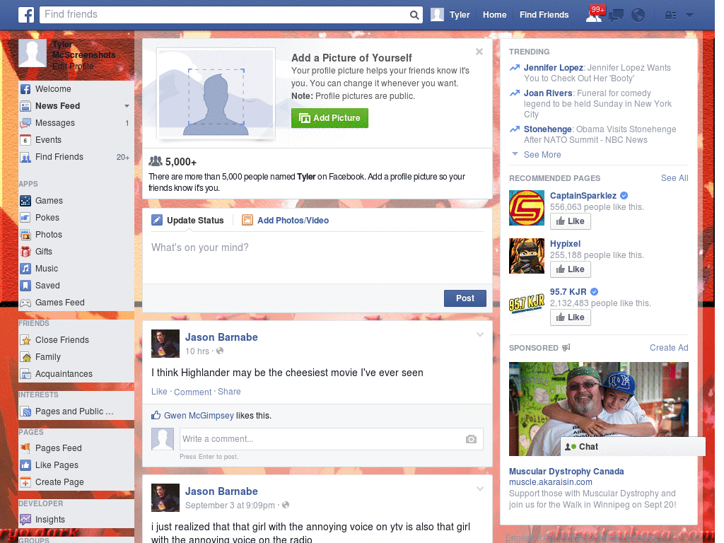 Transparant Facebook Skin (504)