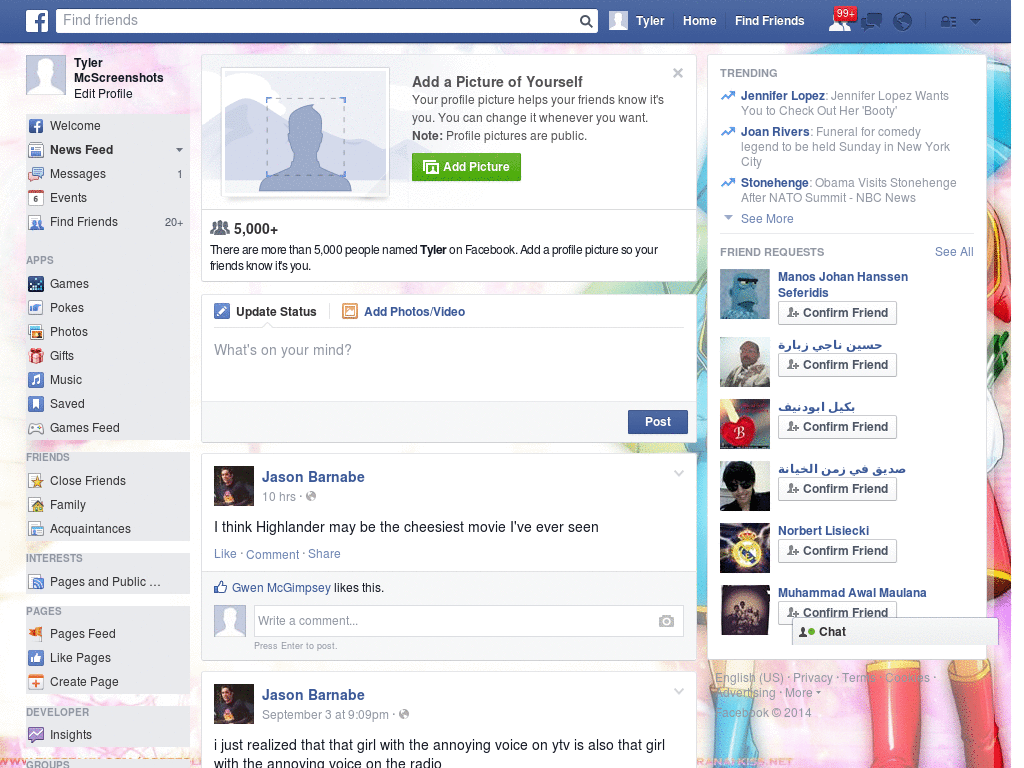 Free Facebook Skin (508)
