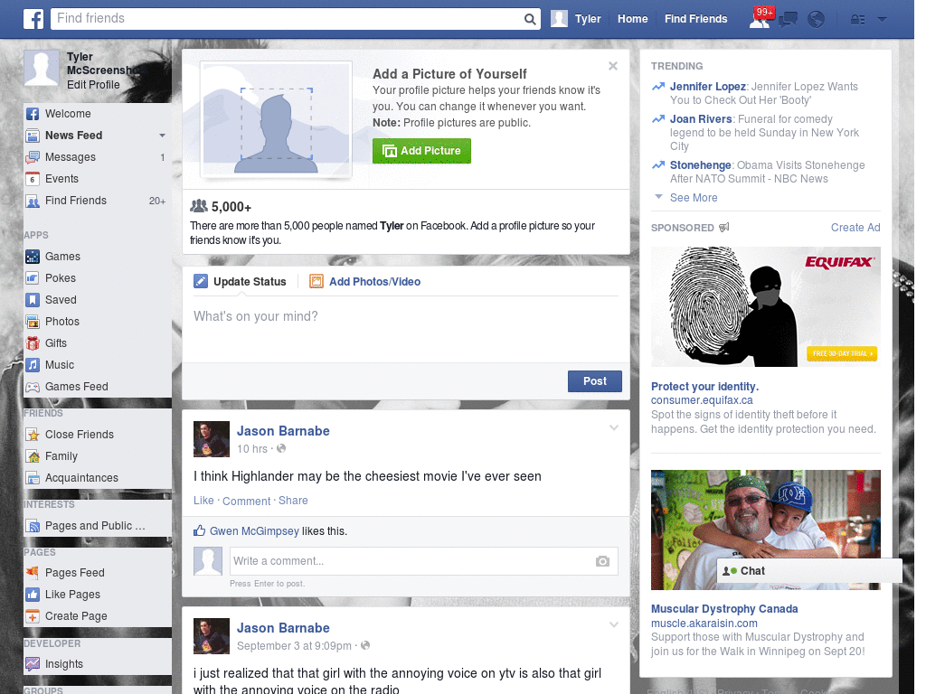 Beautiful Facebook Skin (511)