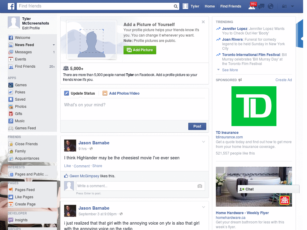Nice Facebook Skin (523)