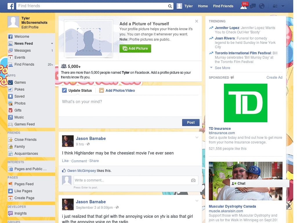 Excelent Facebook Skin (531)