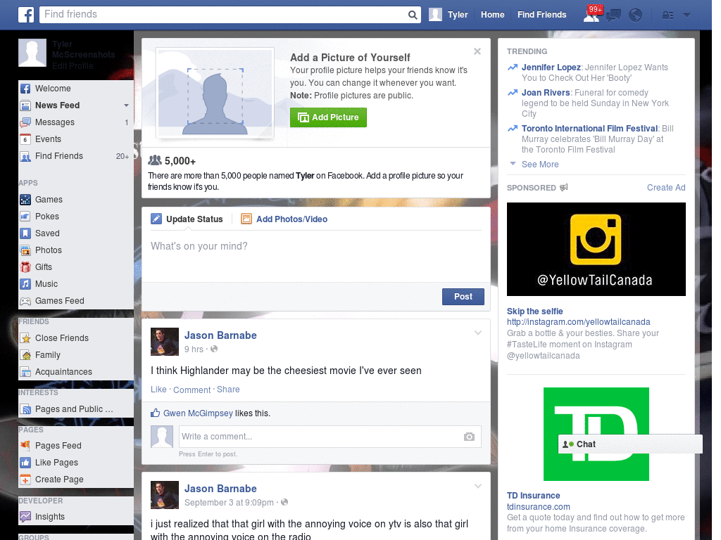 Enjoy Facebook Skin (535)
