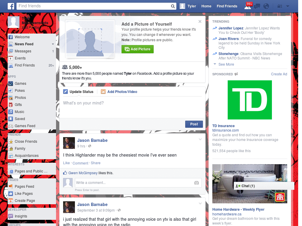 Cool Facebook Skin (560)