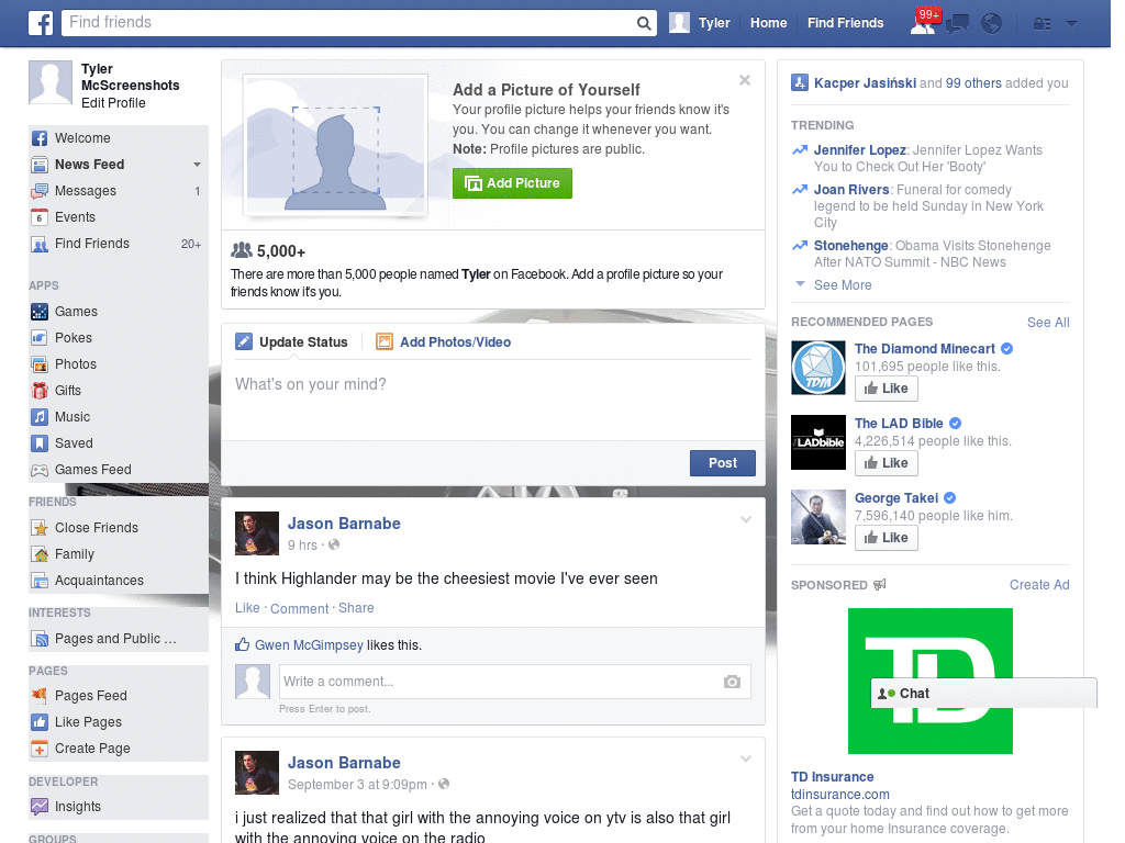 Extraordinary Facebook Skin (580)