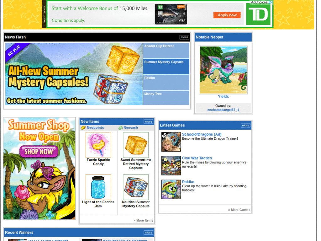 Neopets.com - Fullscreen