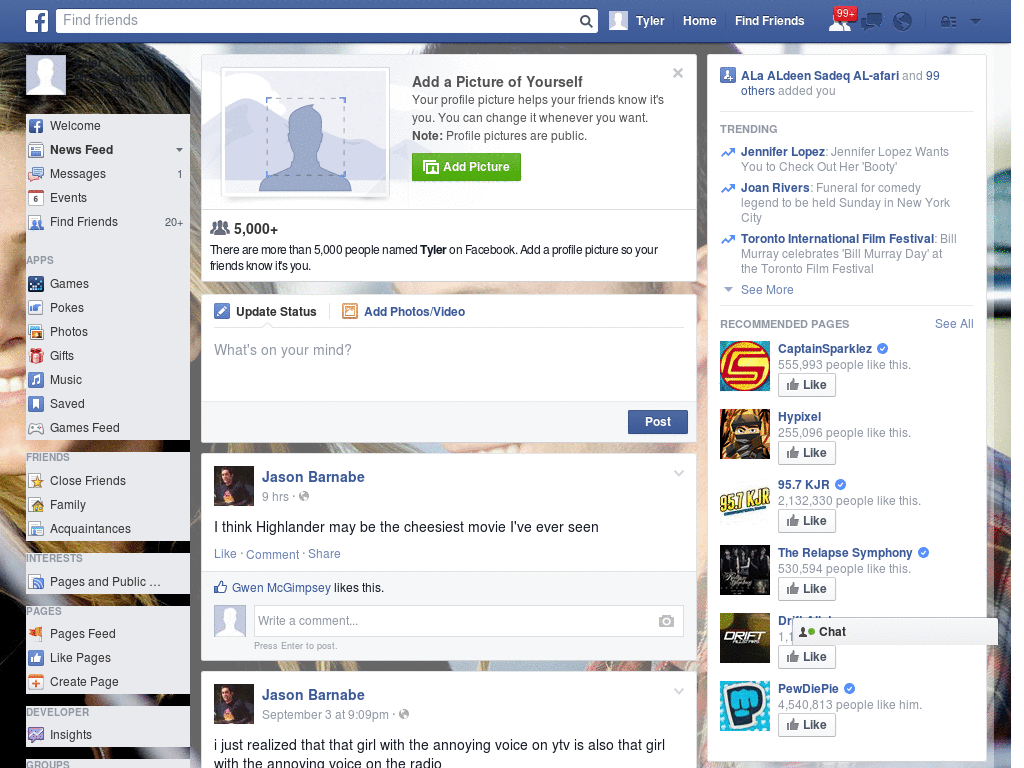 Extraordinary Facebook Skin (586)