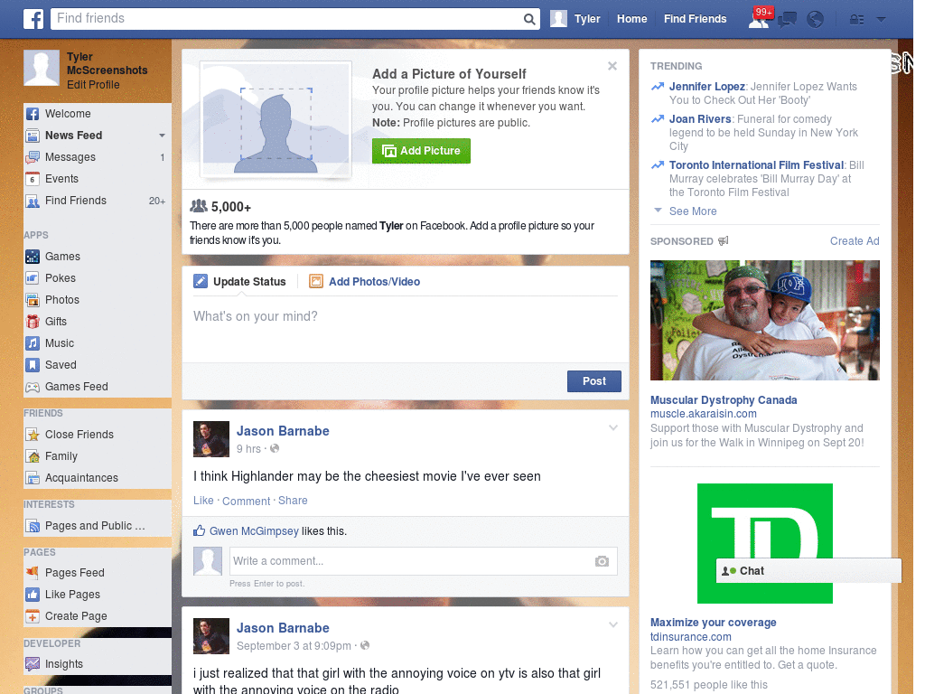 Fun Facebook Skin (600)