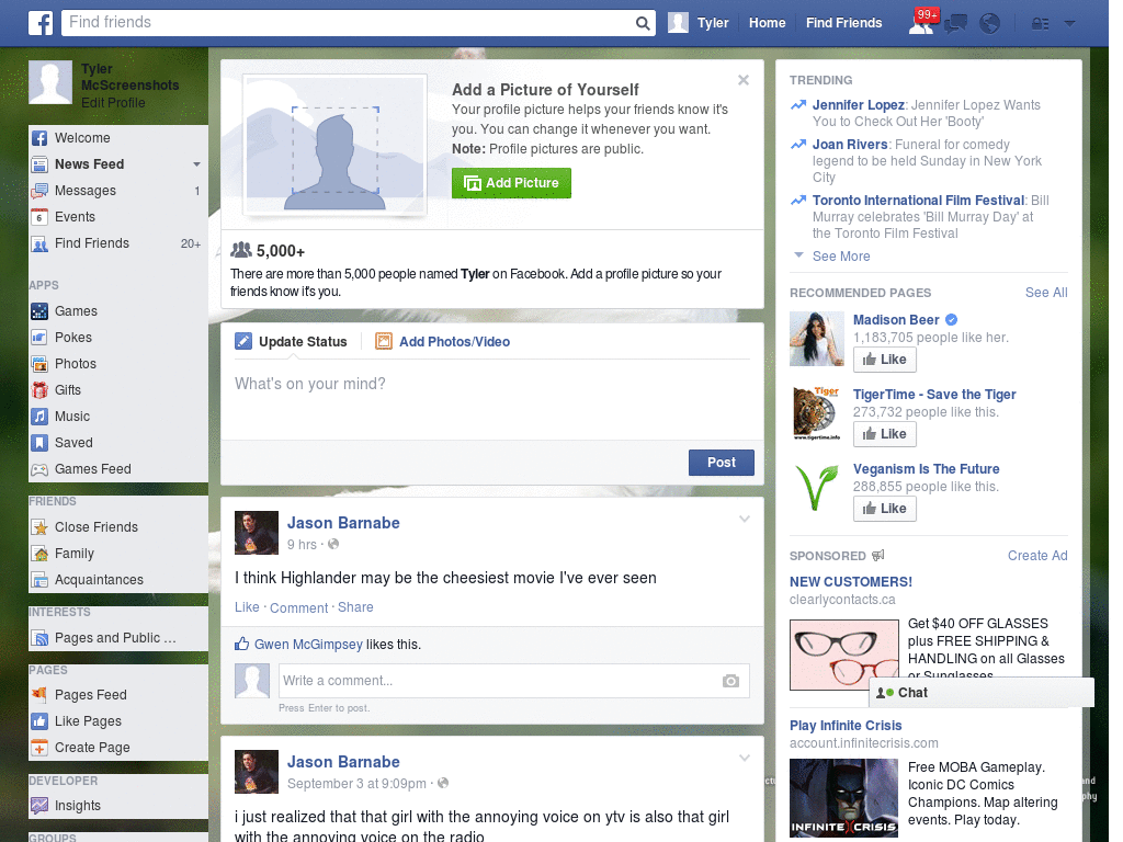 Excelent Facebook Skin (619)