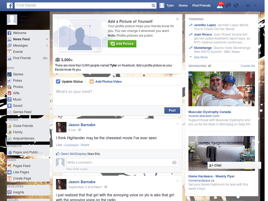 Wow Facebook Skin (624)
