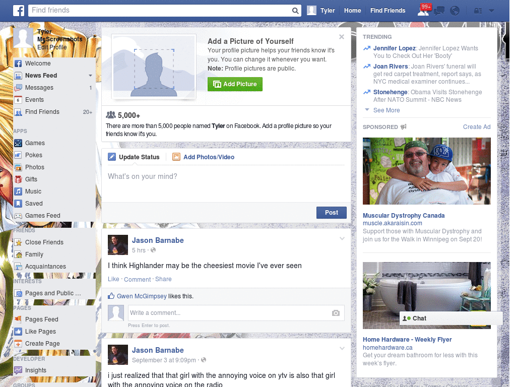 Beautiful Facebook Skin (643)