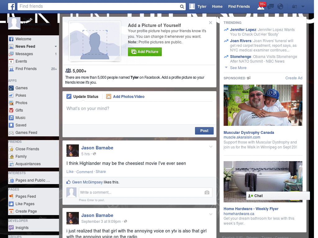 Nice Facebook Skin (656)