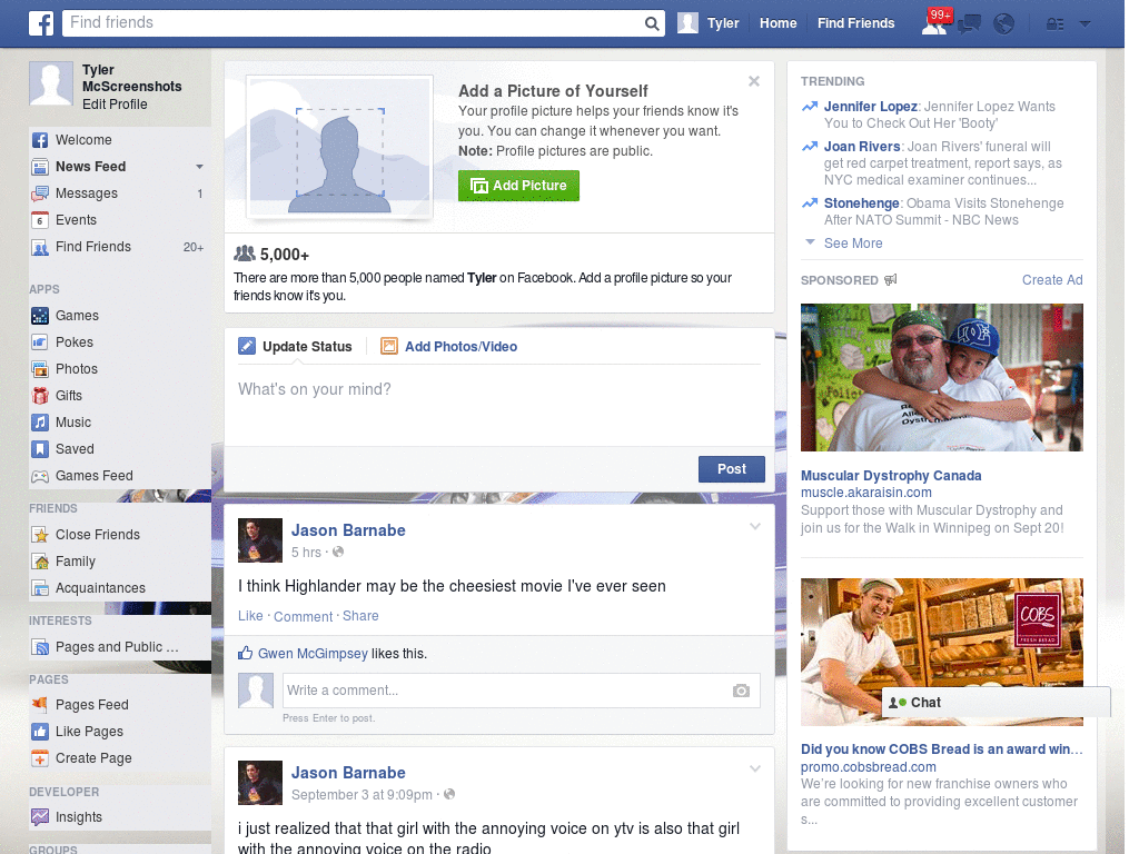 Cool Facebook Skin (660)