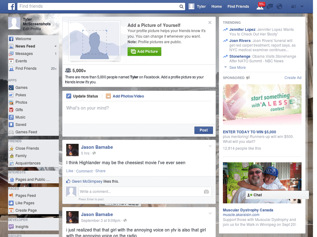 Excelent Facebook Skin (663)