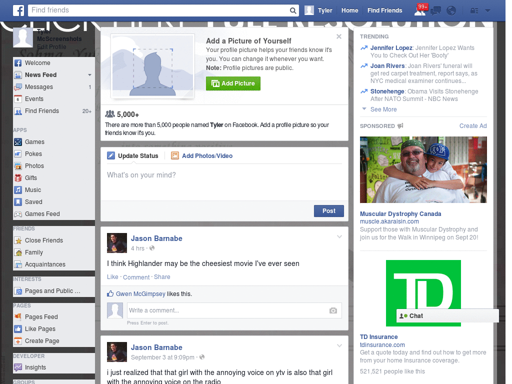 Simple Facebook Skin (688)