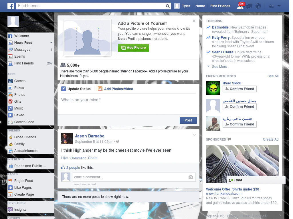 Excelent Facebook Skin (706)