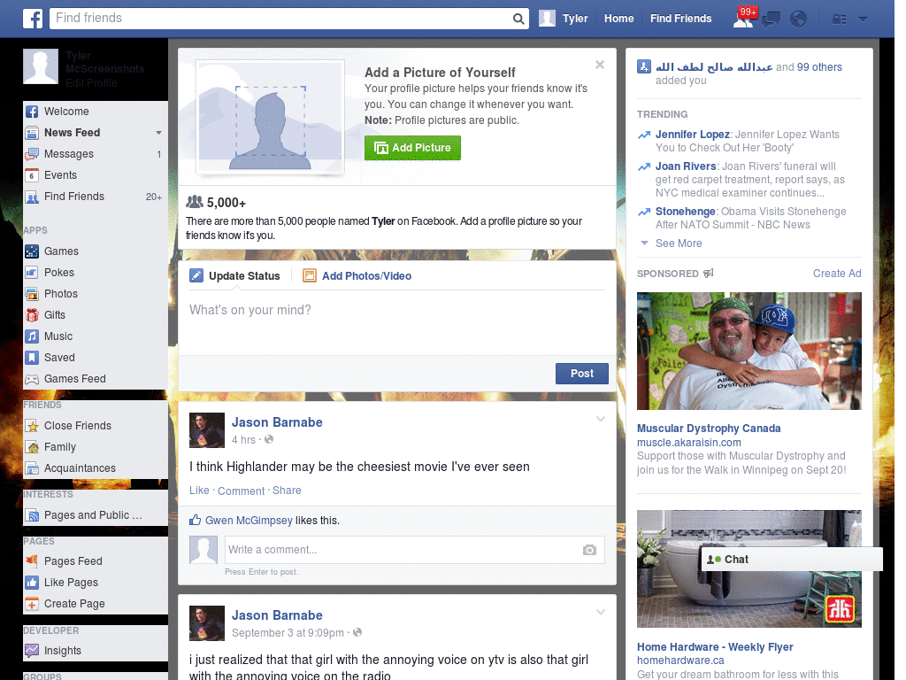 Wow Facebook Skin (713)
