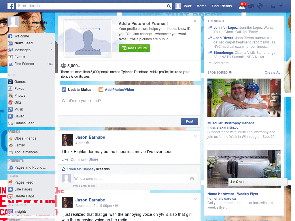 Excelent Facebook Skin (737)