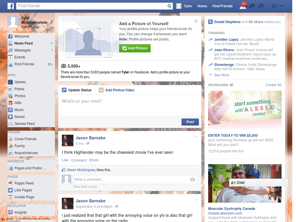 Wow Facebook Skin (739)