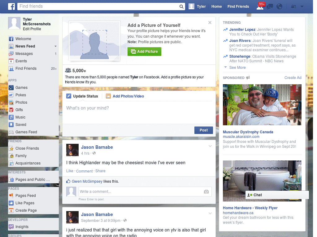 Extraordinary Facebook Skin (743)