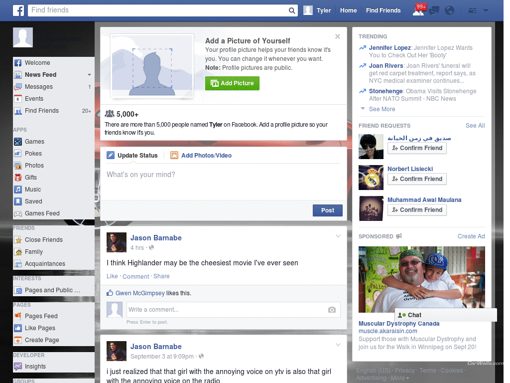 Wow Facebook Skin (748)