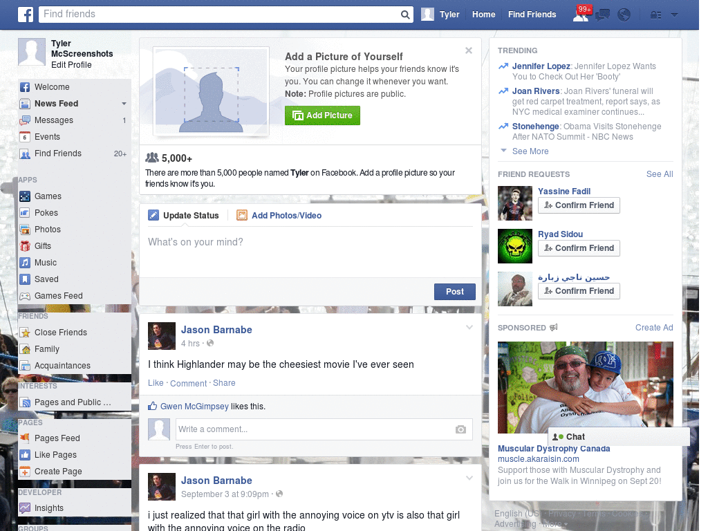 Enjoy Facebook Skin (752)