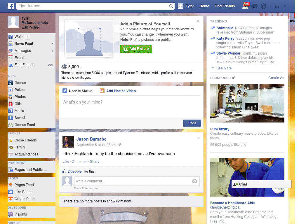 Beautiful Facebook Skin (761)