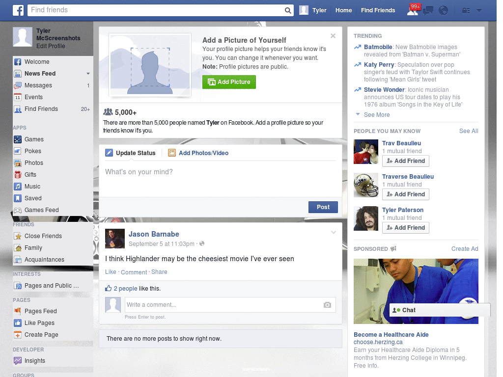 Transparant Facebook Skin (770)