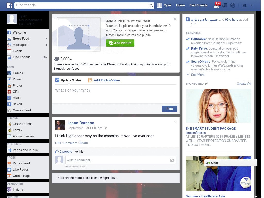 Simple Facebook Skin (781)